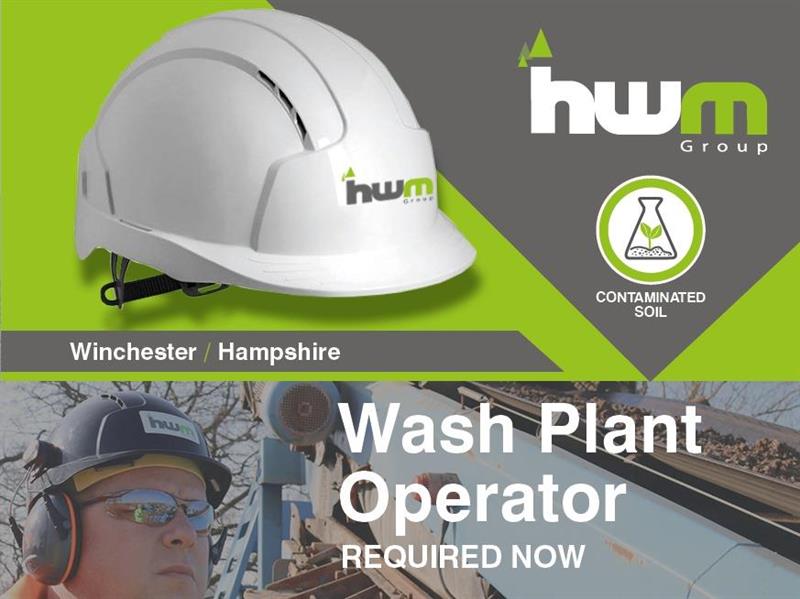 Wash Plant Operator Required